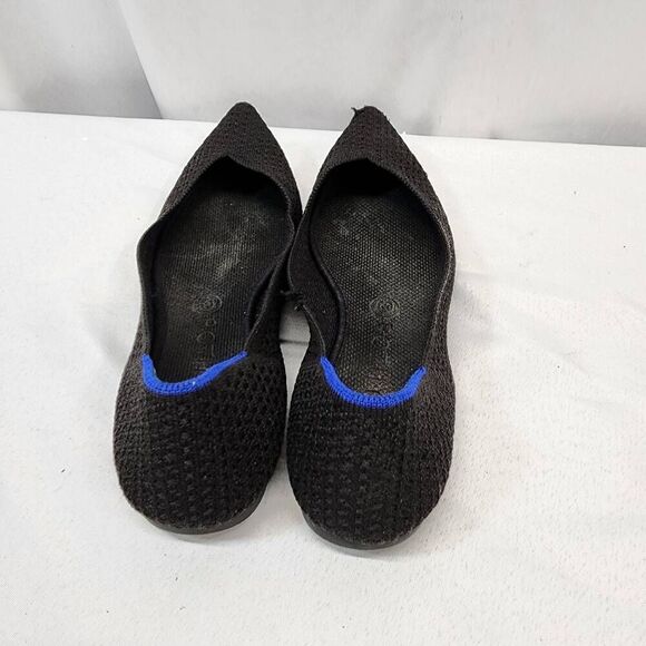 Rothy's The Point Pointed Toe Flats Black Women 10 - Picture 4 of 12